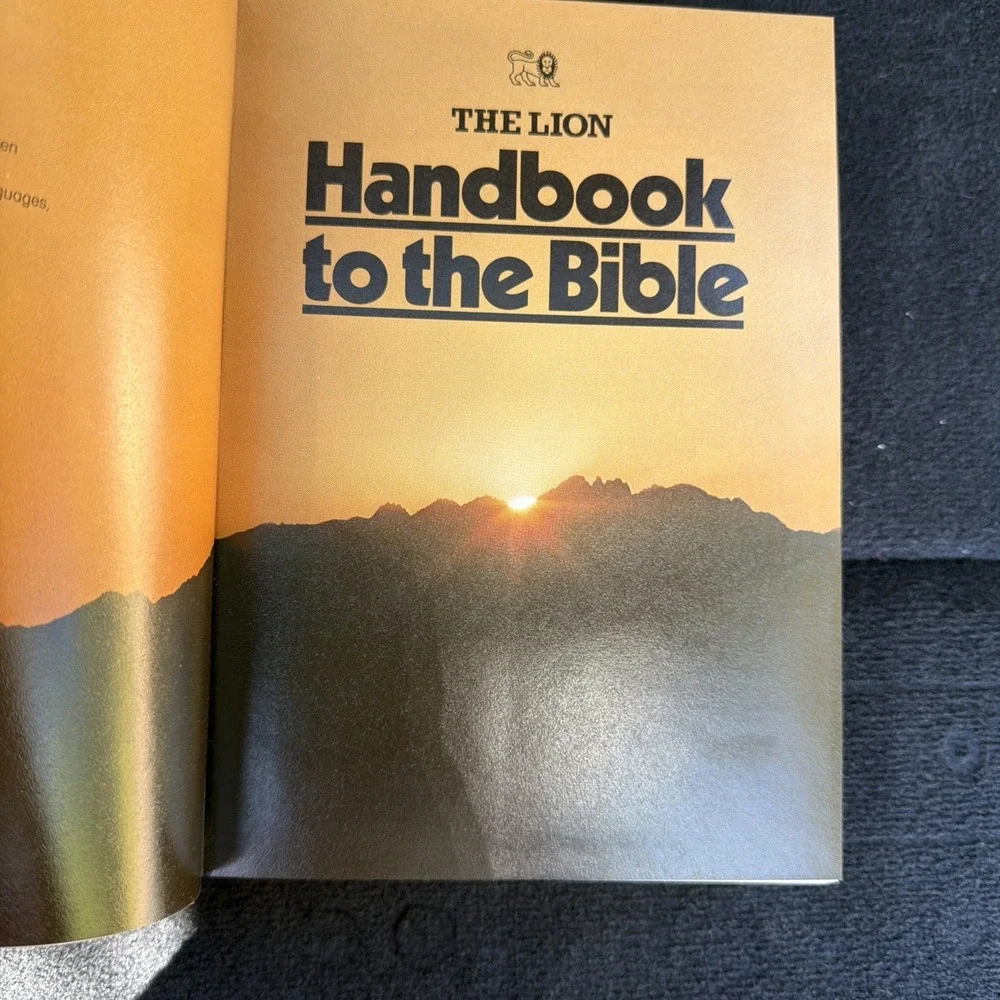 Eerdmans Handbook to the Bible 1973 Lion Publishing David & Pat Alexander HC‎ DJ